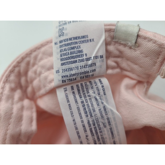 Women Abercrombie & Fitch Moose Adjustable‎ Hat Cap Cotton Casual Dad Pink Blue main image 3